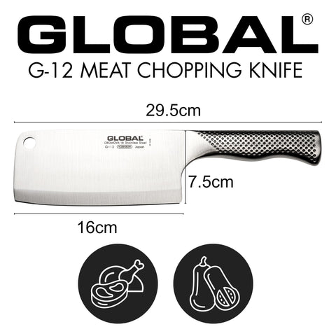 Global cuchillo machetero ligero favorece maniobras ágiles en la cocina