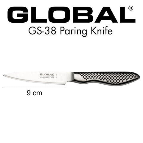 Global cuchillo pelar 3-1-2 pulgadas, diseño ligero para tareas diarias.