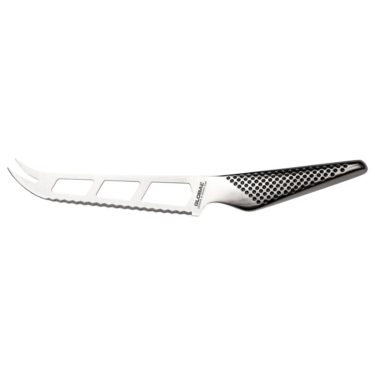 Cuchillo Global para queso de 5-1/2 pulgadas, hoja optimizada para cortes sin adherencias.