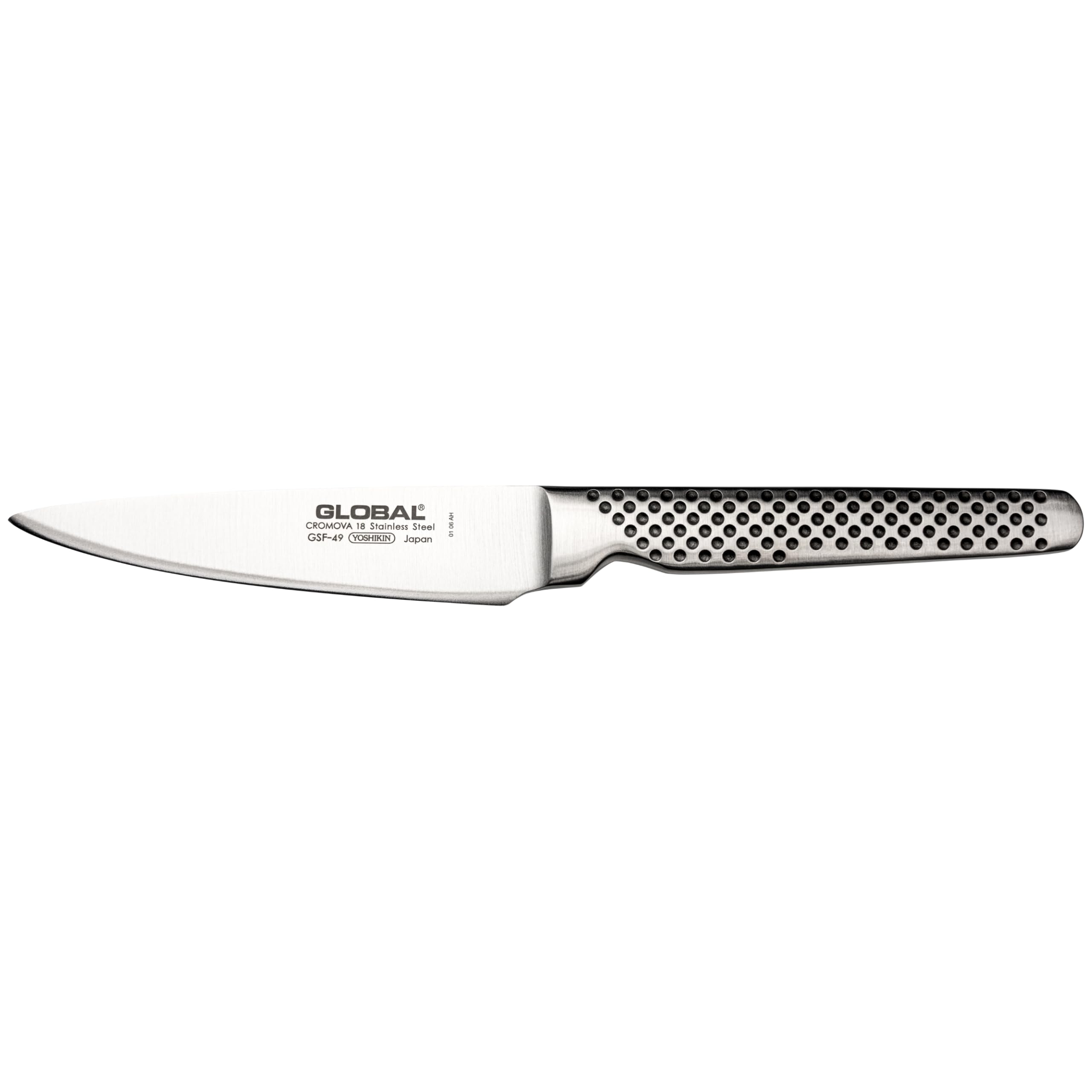 Global cuchillo utilidad 4-1/2 pulgadas, filo preciso para cortes finos.