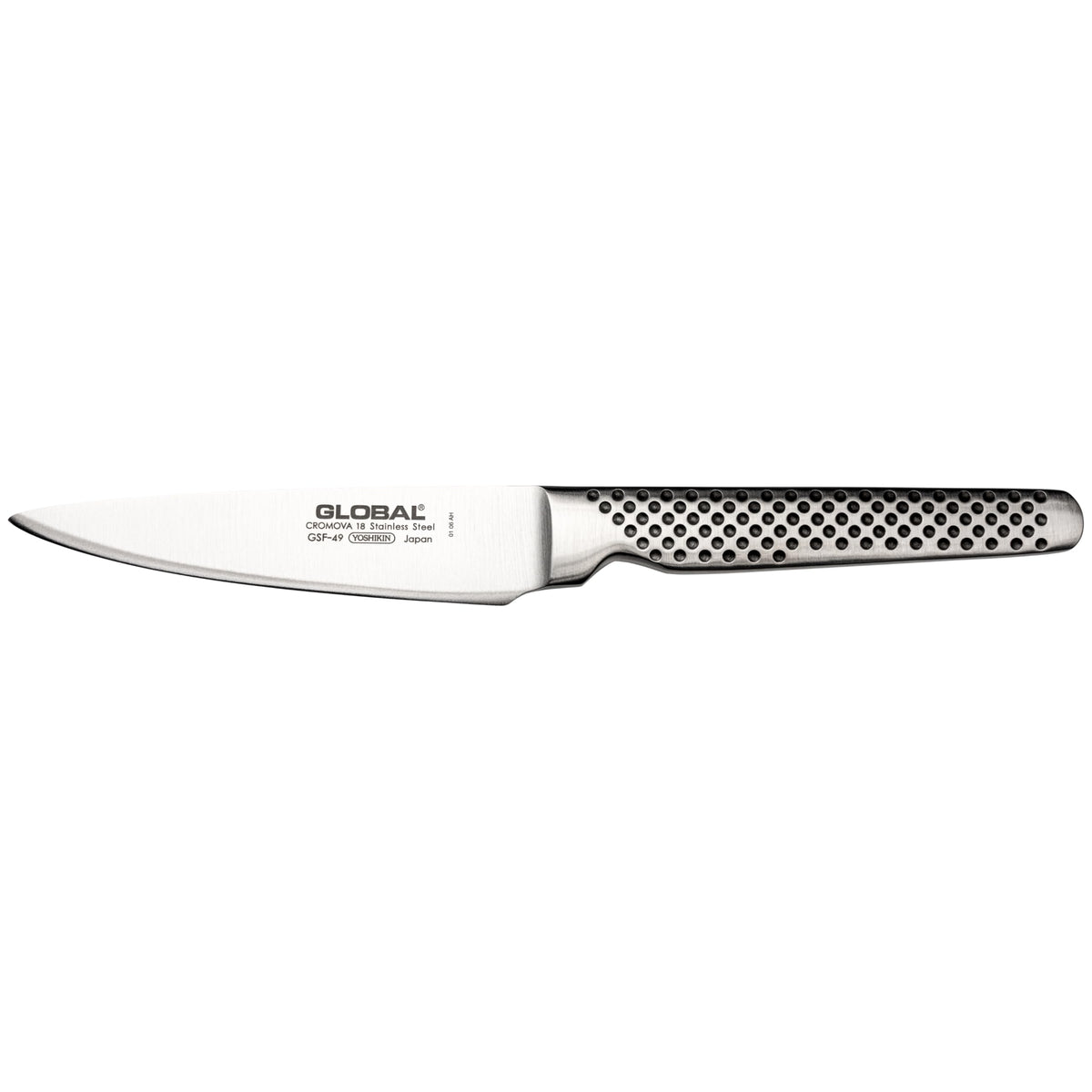 Global cuchillo utilidad 4-1/2 pulgadas, filo preciso para cortes finos.