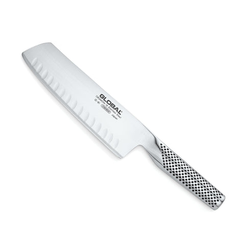 Global G-81-7 Nakiri, frente de hoja para cortes precisos de vegetales
