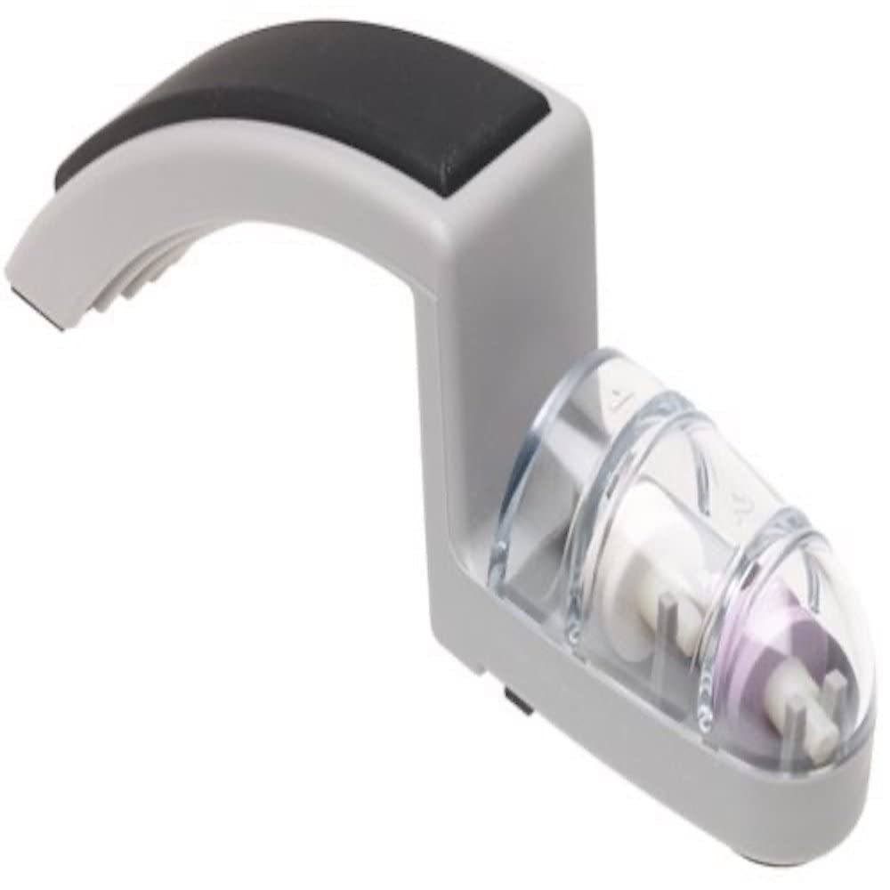 MinoSharp, afilador con ruedas cerámicas y flujo de agua para cuchillos Global.