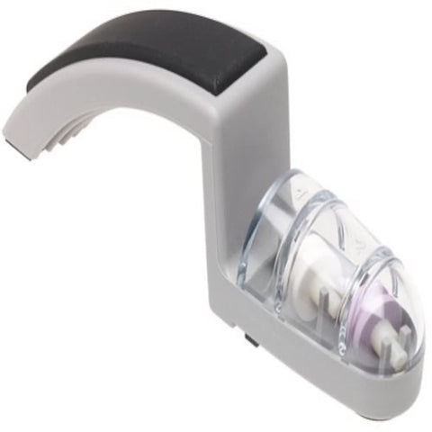 MinoSharp, afilador con ruedas cerámicas y flujo de agua para cuchillos Global.