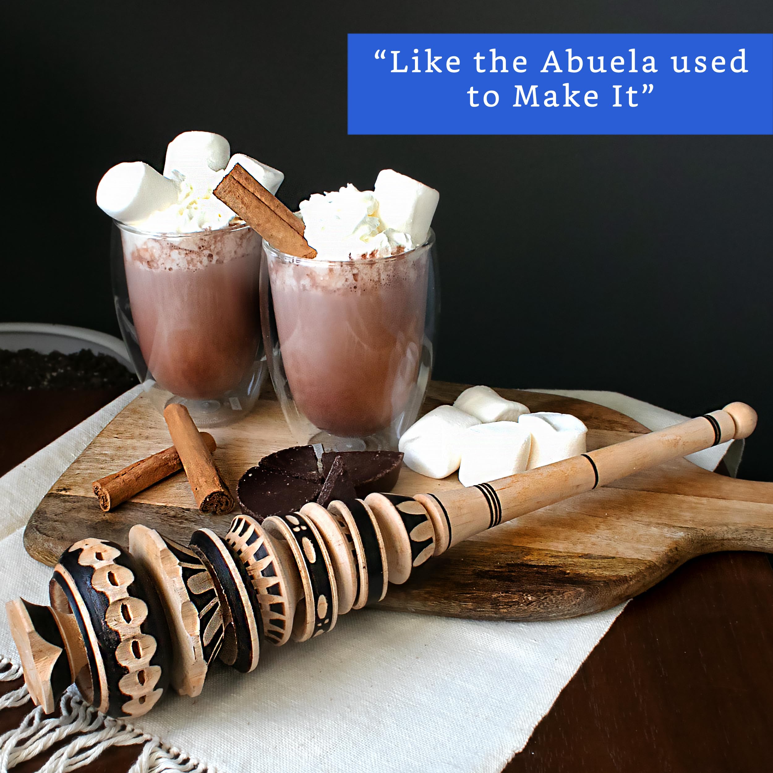GLOBE ROCKET molinillo para atole, sabor tradicional en cada sorbo