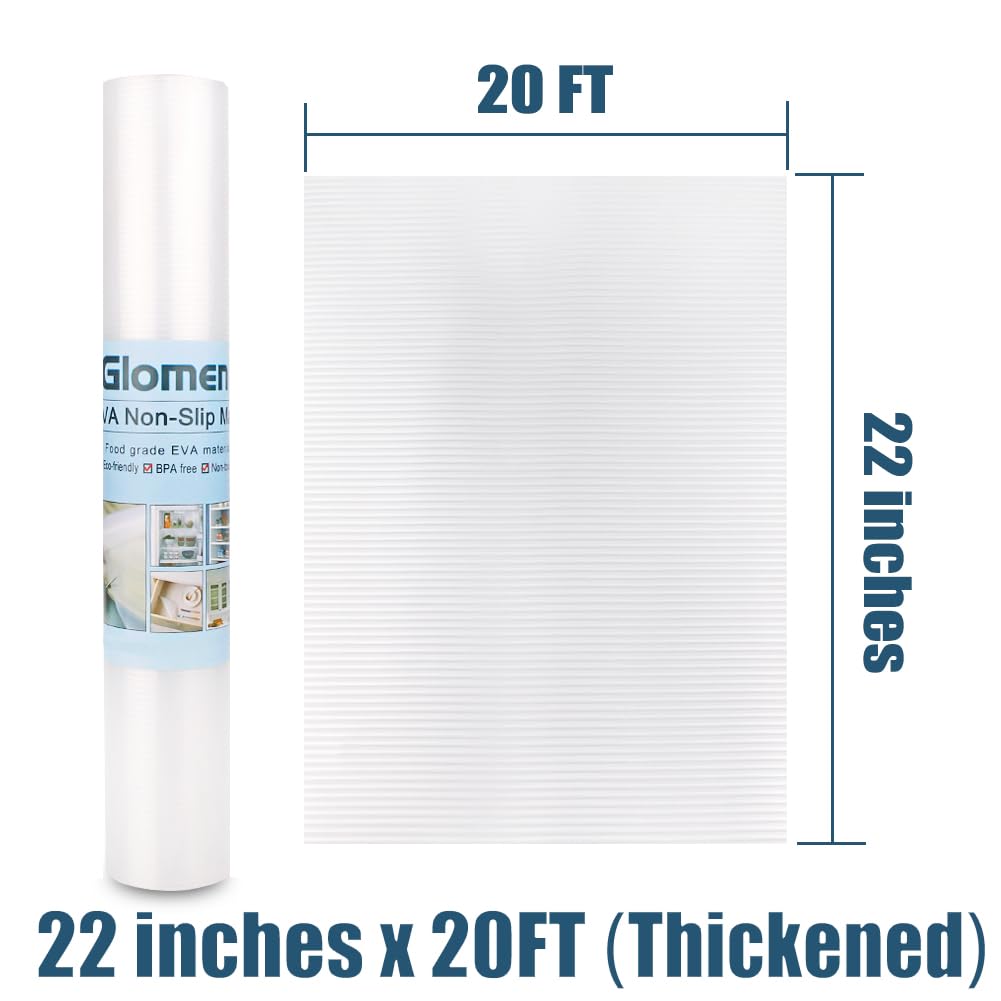 Glomen alfombrilla para tazas estante lavable, mantiene la organización.