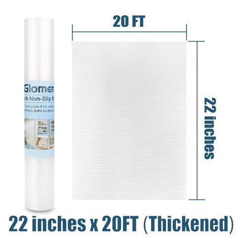 Glomen alfombrilla para tazas estante lavable, mantiene la organización.