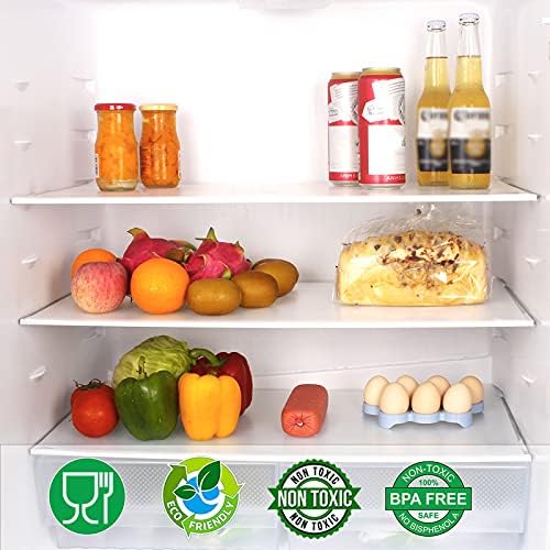 Glomen Estantes Cocina Antideslizante protege artículos de derrames.