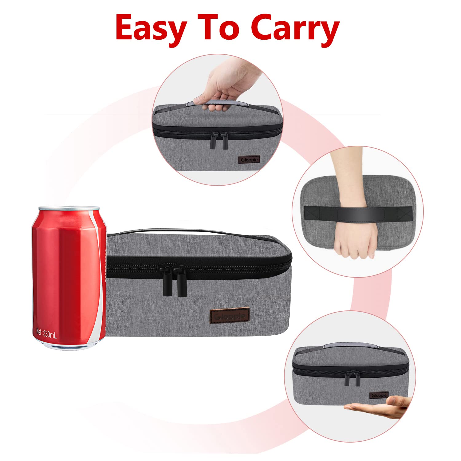 Gloppie exterior de tela resistente, ideal para uso diario en escuela o trabajo