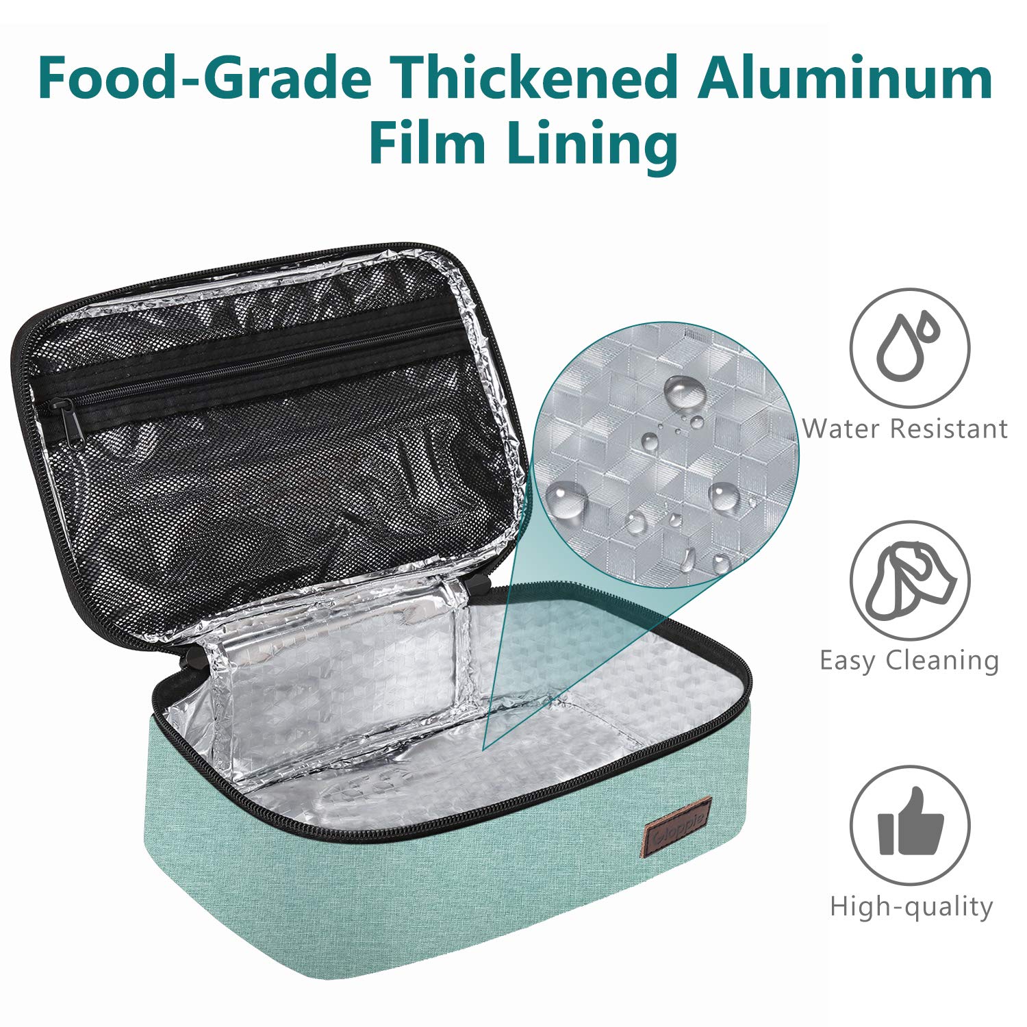 Gloppie Little Lunch Bag con materiales seguros para niños y adultos.