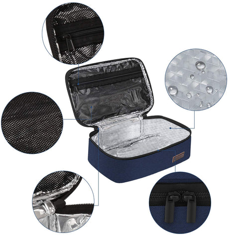 Gloppie Mini Lonchera tamaño compacto perfecto para oficina.