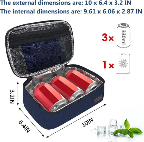 Gloppie Mini Lonchera tejido impermeable para uso diario resistente.