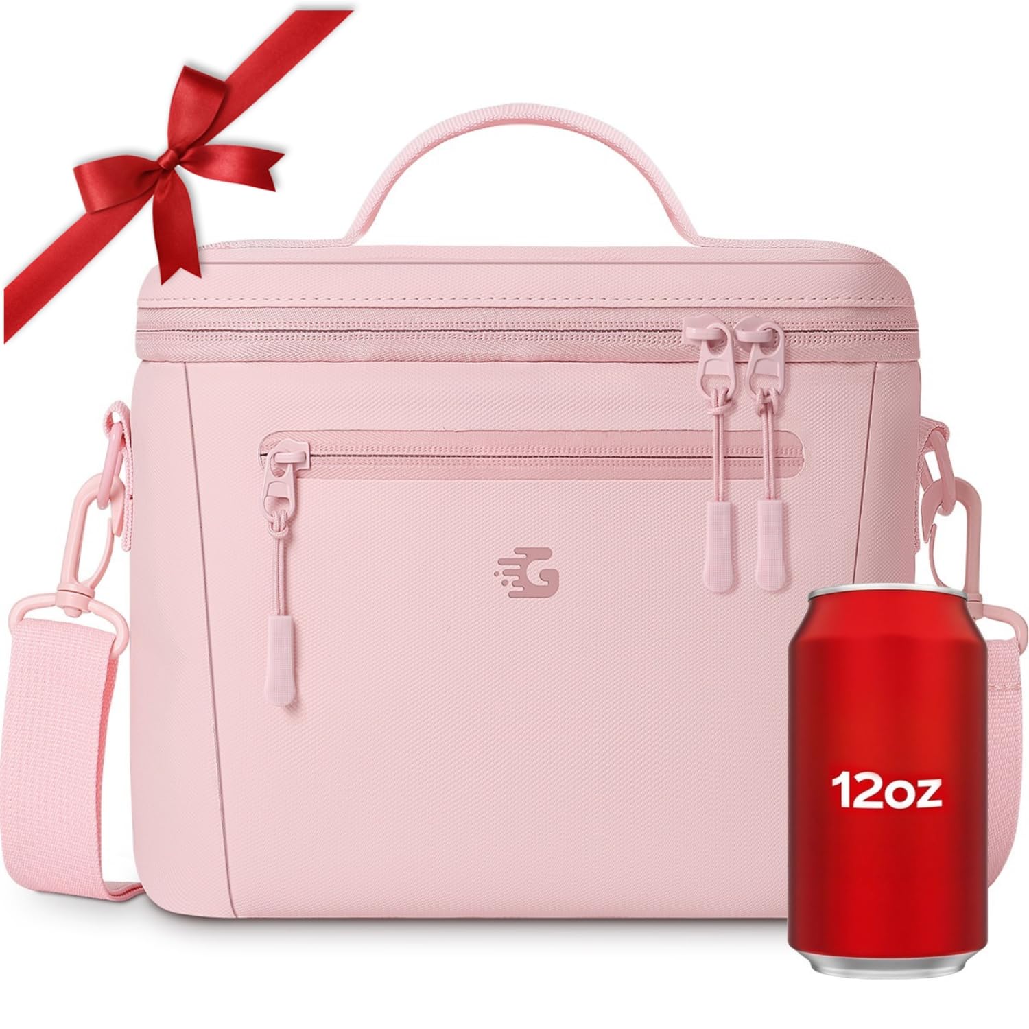 GLORIEROO bolsa de almuerzo aislada, frente elegante, ideal para uso diario.