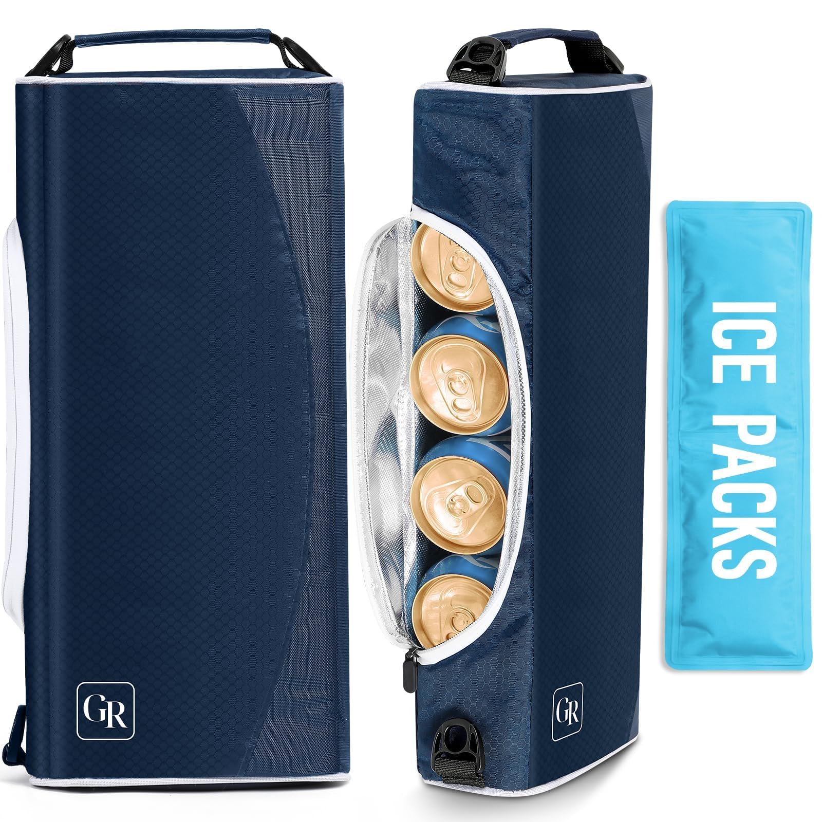 GLORIEROO bolsa enfriadora de golf con pack de hielo mantiene bebidas frías