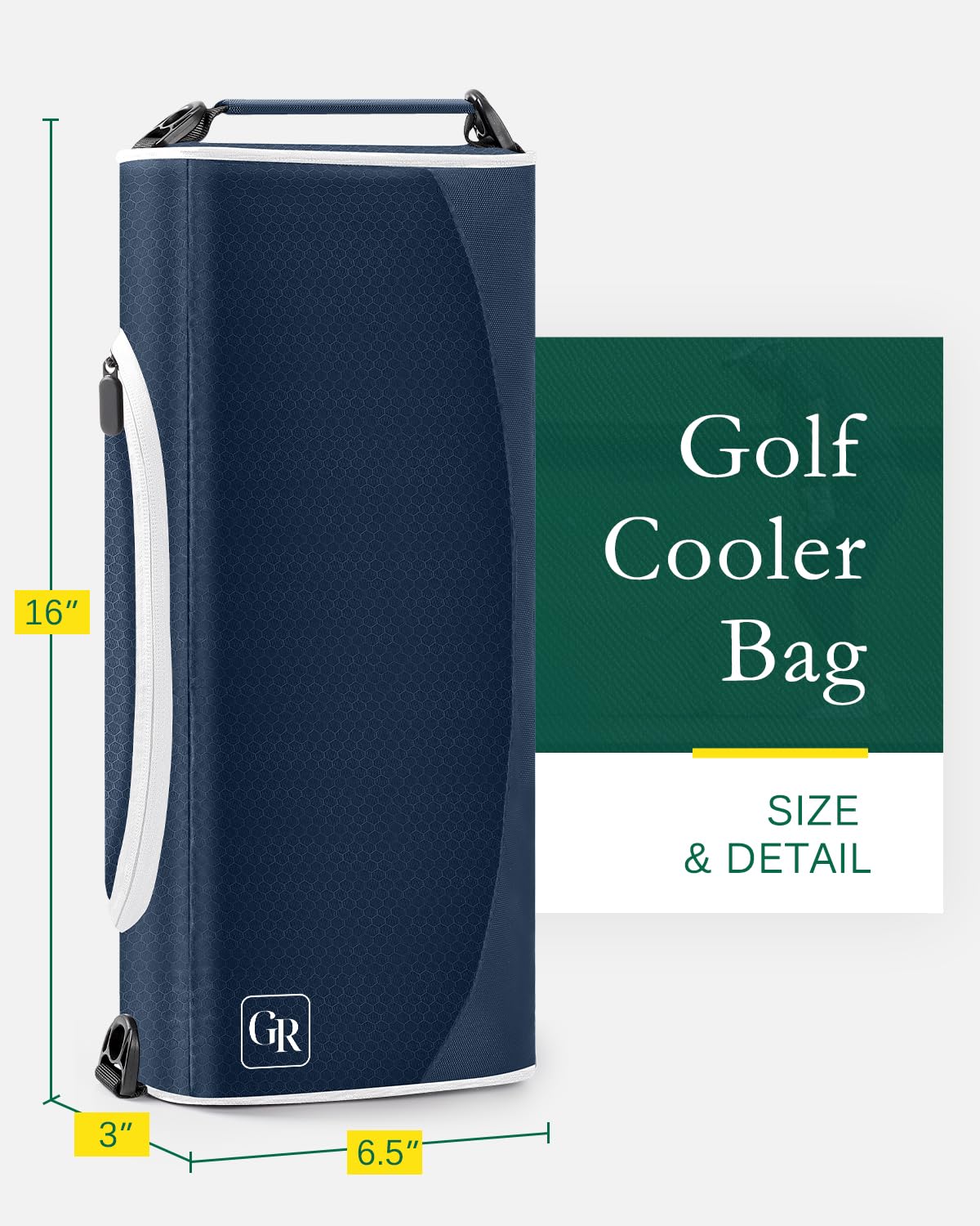 GLORIEROO bolsa de golf con capacidad para 6 latas mantiene bebidas frías