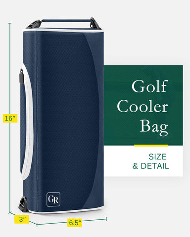 GLORIEROO bolsa de golf con capacidad para 6 latas mantiene bebidas frías