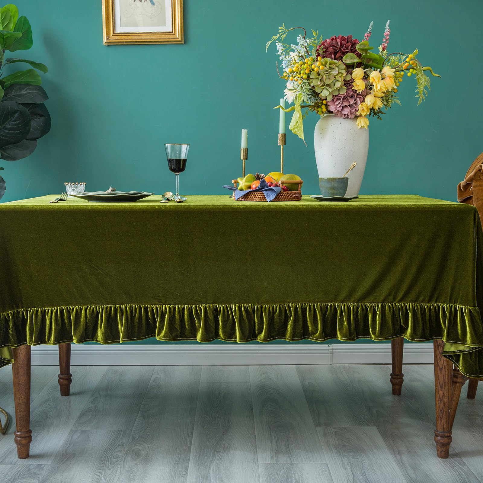 GLORY SEASON mantel cambia de color con la luz.