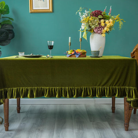 GLORY SEASON mantel cambia de color con la luz.