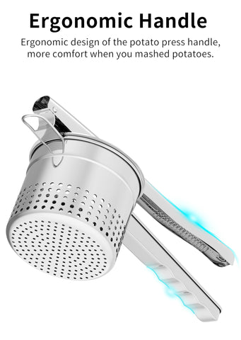 GloTika ricer multiuso para purés suaves de verduras y platos para bebé.