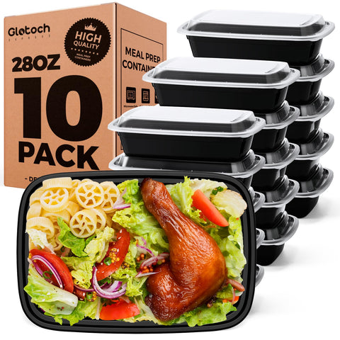 Glotoch Express envase 28oz con tapa, mantiene la comida fresca.