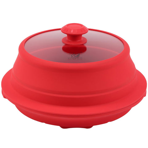 GLOU-GLOU GOOSE GGG cubierta de silicona para microondas, plegable y anti salpicaduras.