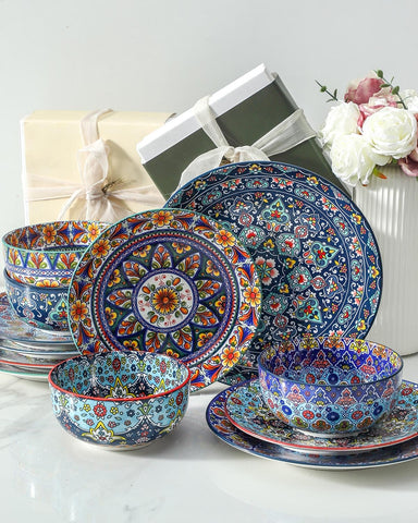 Regalo Glowworm para Hogar, plato decorativo bohemio para mesa