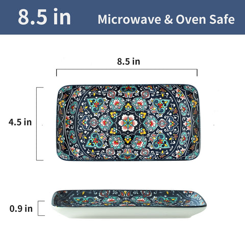 glowworm platos sushi porcelana rectangulares para presentación elegante de sashimi