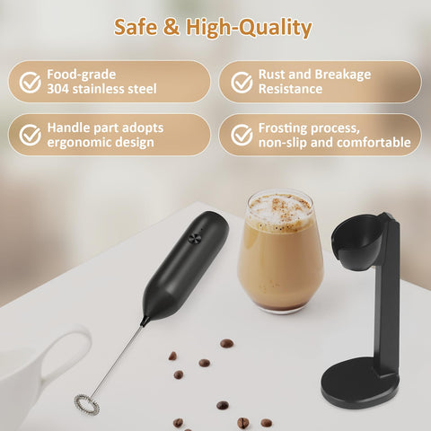 GLZOOO mango ergonómico para agarre cómodo durante la mezcla.