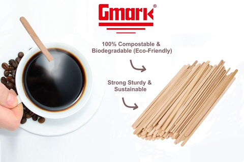Palitos Gmark resistentes al calor para bebidas calientes