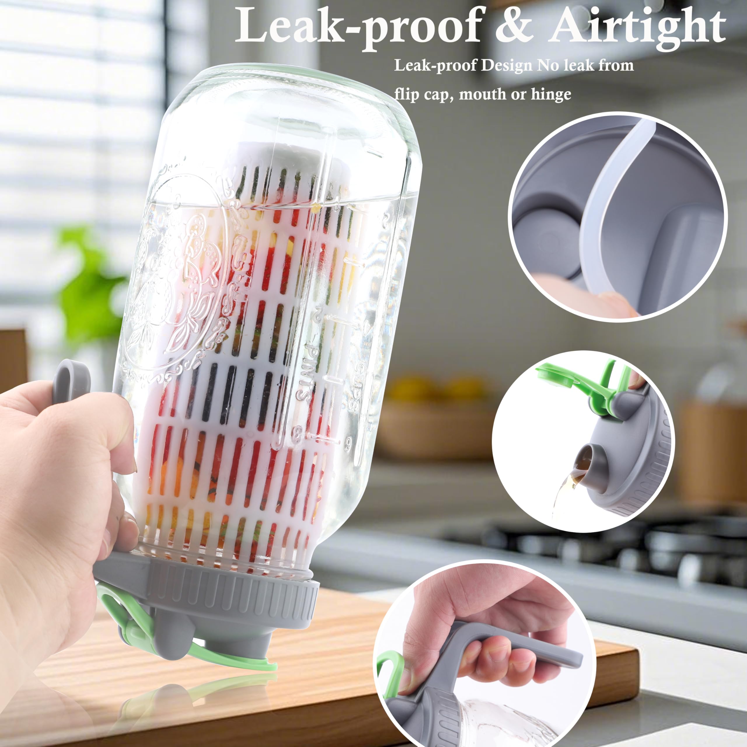 GMCOZY mano ergonómica facilita verter bebidas.