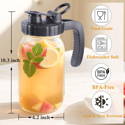 GMJYAN vidrio borosilicato seguro para bebidas frías o calientes