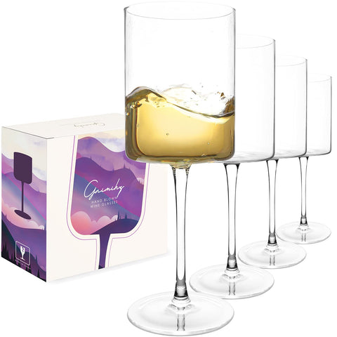 Vasos Gnimihz vistos desde arriba, realzan aromas gracias al cristal sin plomo.