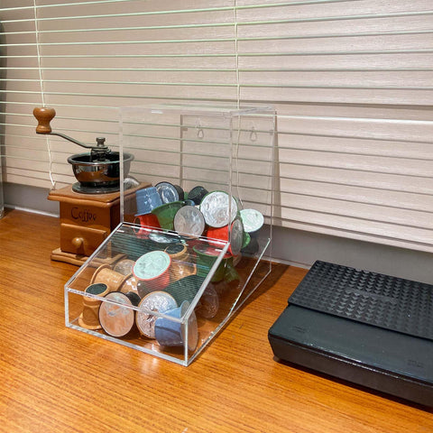 Acrílico transparente de Gnjoyxuan facilita ver el contenido.