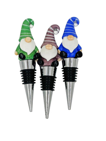 Gnome Stress tapón universal para botellas, fácil de colocar y quitar.