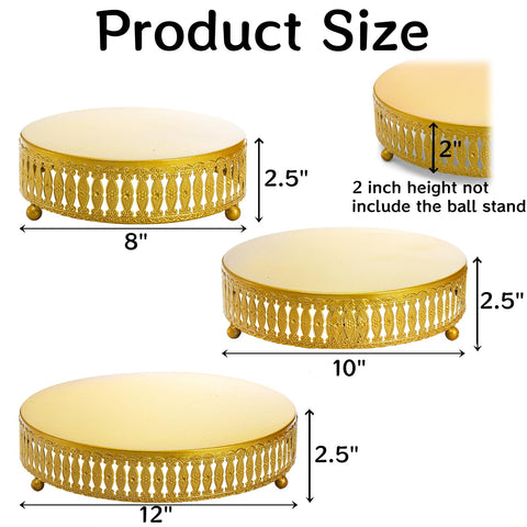 Goaste acabado-oro-brillante, primer plano de la bandeja para torta.