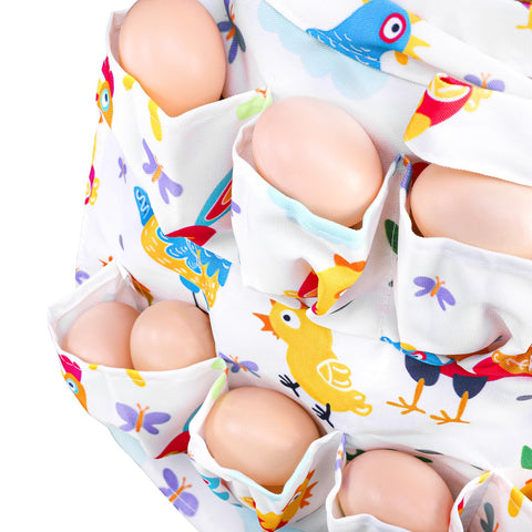 Delantal Goaste diseño-pajaro, práctico y divertido para la recogida.