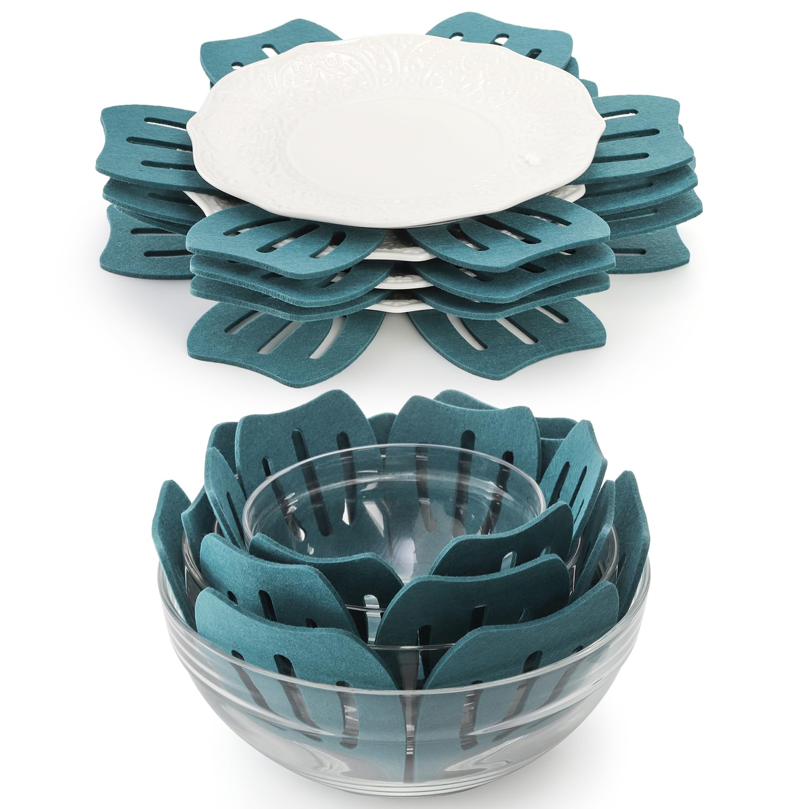 Goaste protector de fieltro denso antideslizante para sartenes y ollas.