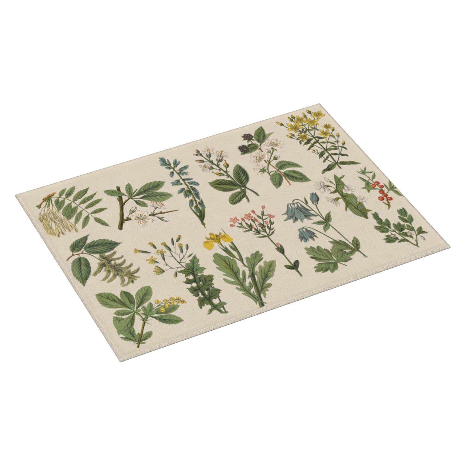GOCGRV microfibra absorbente en marco floral para cocinas.