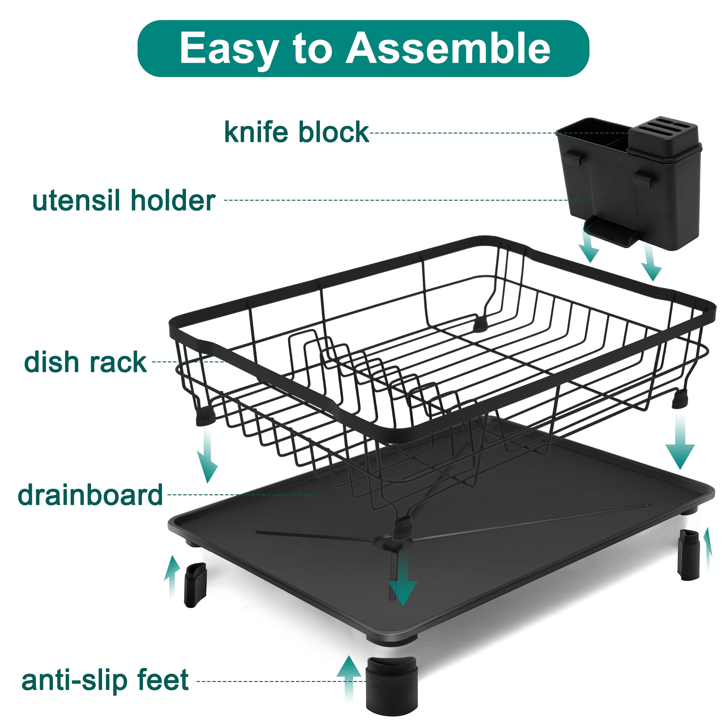 Goderewild porta-utensilios, compartimento práctico para cubiertos y herramientas.