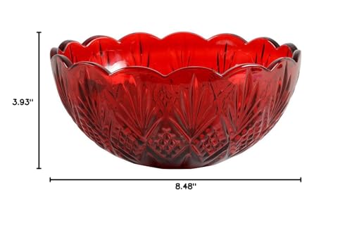 Godinger cuenco de cristal Dublin, perfecto como centro de mesa para frutas y decoraciones.