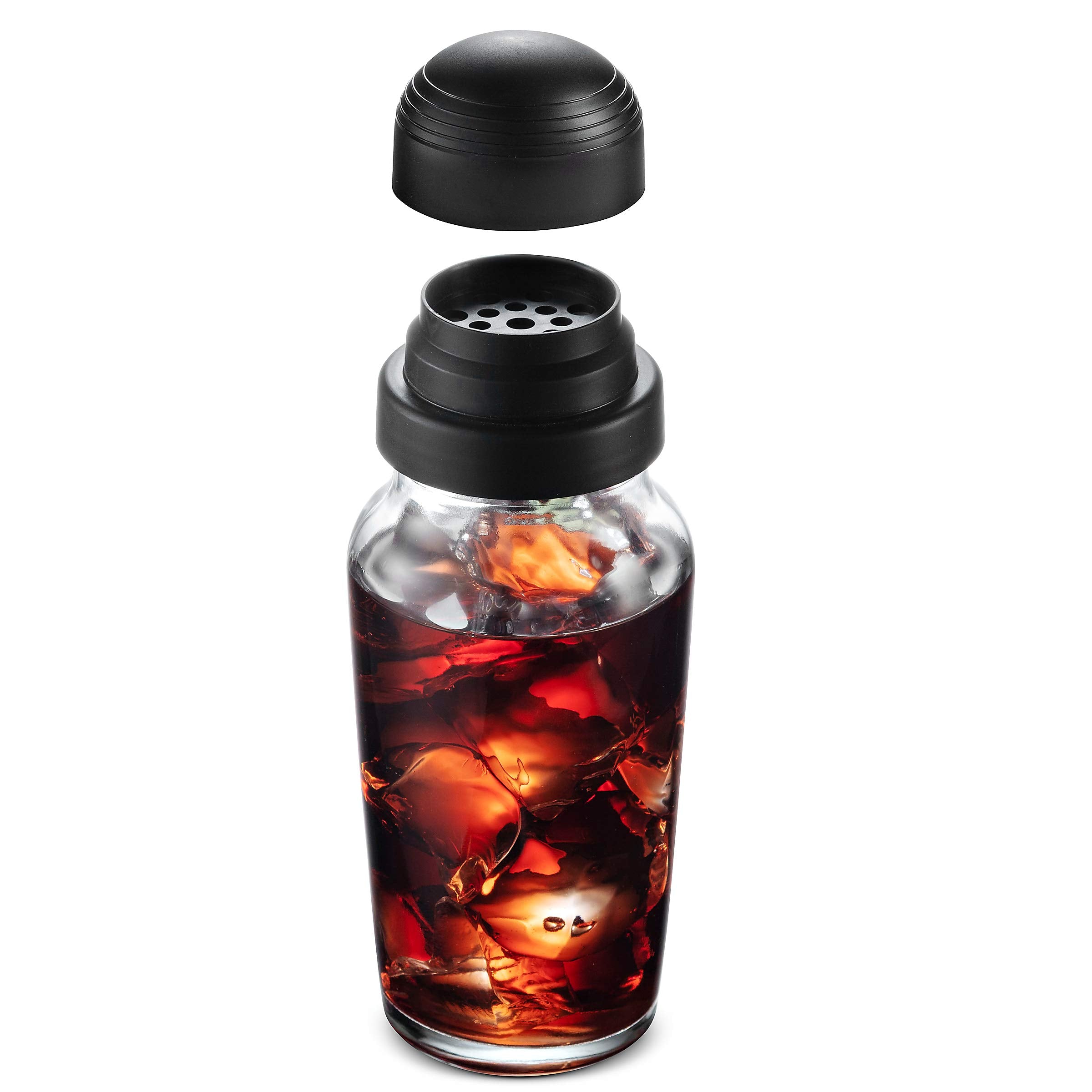 Godinger coctelera con acabado brillante y diseño italiano para bar moderno.