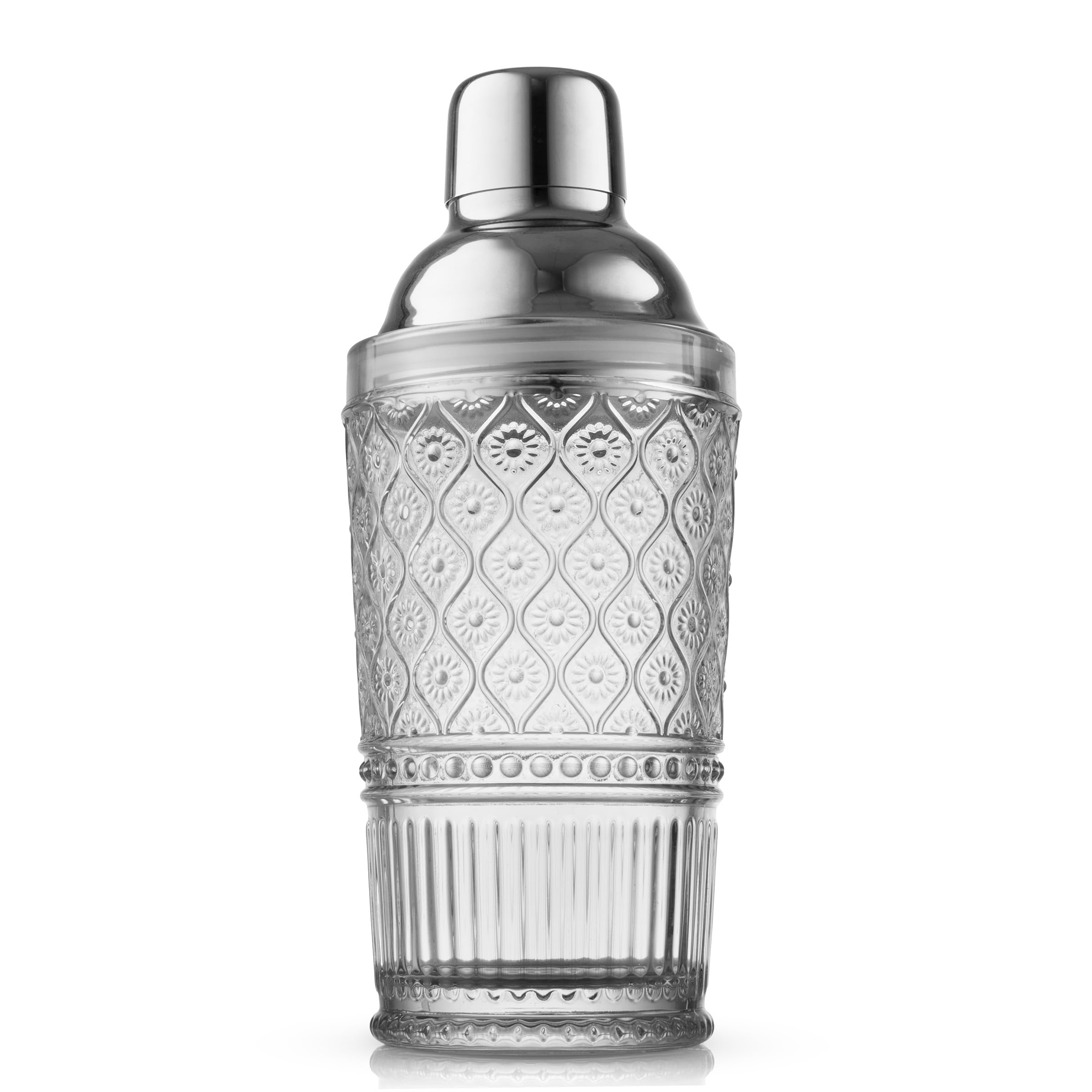 Godinger coctelera de cristal sin plomo para mezclar bebidas en casa y fiestas