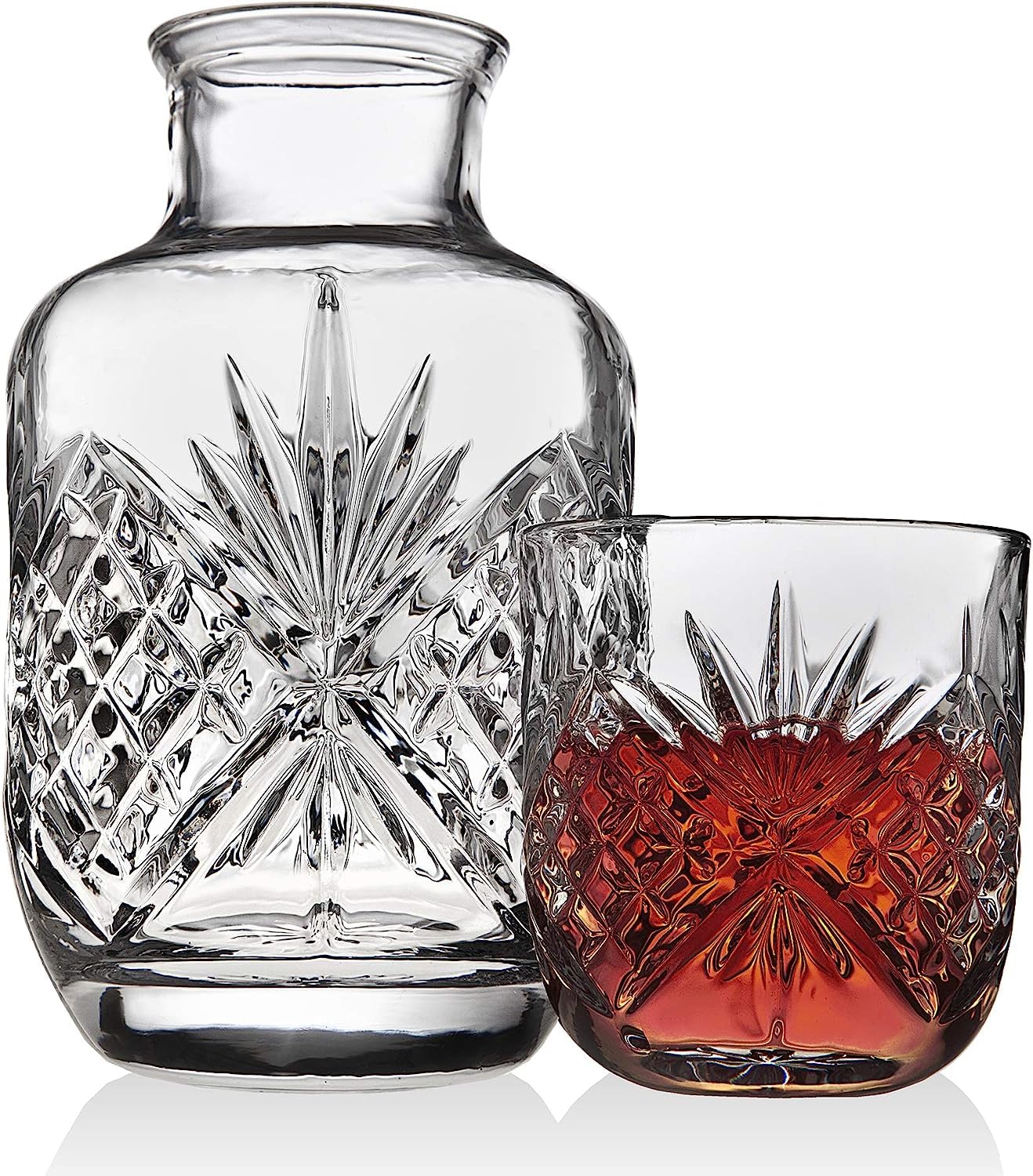 Godinger copa de cristal Dublin con detalle elegante para servir