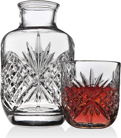 Godinger copa de cristal Dublin con detalle elegante para servir
