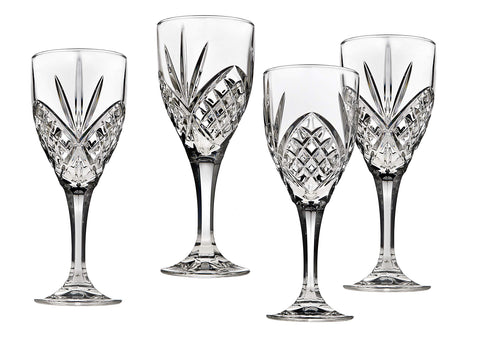 Detalle del cristal sin plomo de Godinger Dublin, copa de vino.