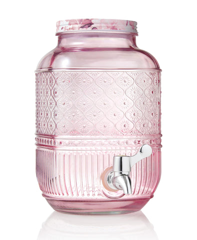 Godinger dispensador de bebidas de cristal, 1 galón, perfecto para fiestas.