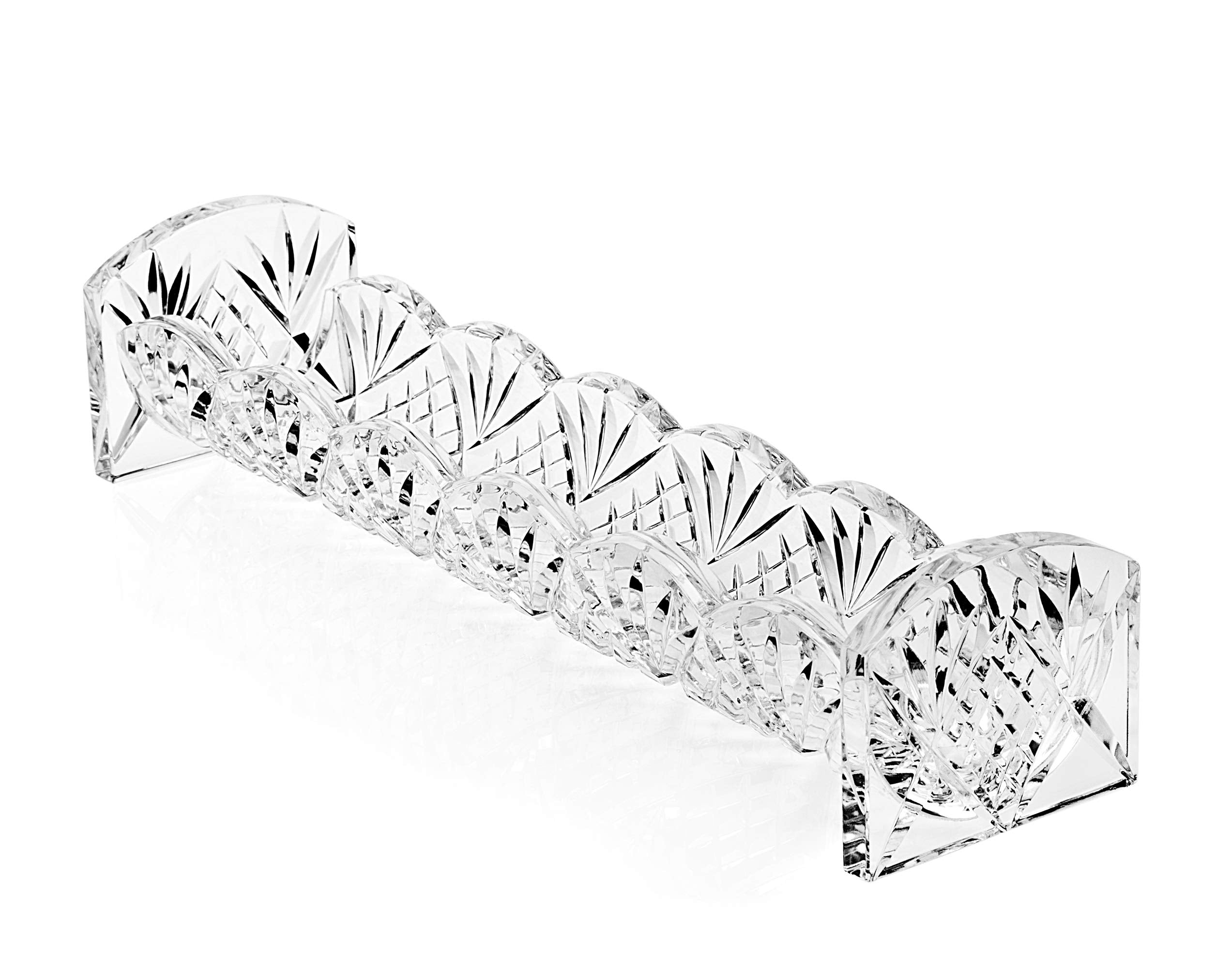 Godinger Dublin bandeja de cristal para galletas, perfecta para presentar bocadillos con estilo.
