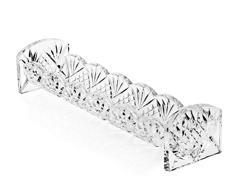Godinger Dublin bandeja de cristal para galletas, perfecta para presentar bocadillos con estilo.