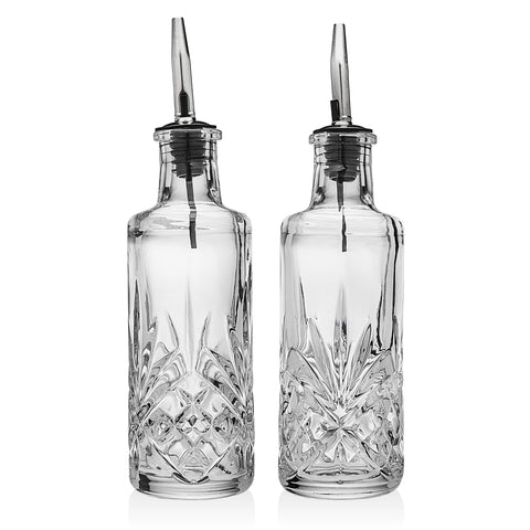 Godinger Dublin Cruet con vertidores limpios para un vertido suave.