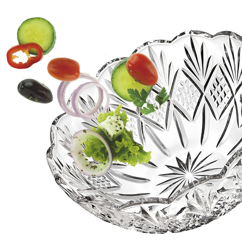 Godinger ensaladera Dublin 8,5 pulgadas, ideal para servir ensaladas con estilo.